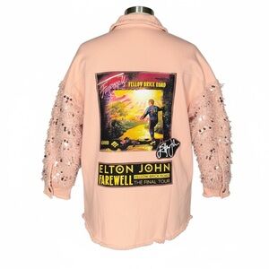 Elton John OOAK Statement Shirt- Oversized Small